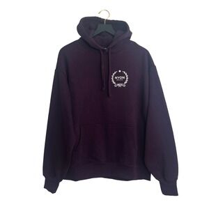 New York Or Nowhere NYON Nolita Signature Pullover Hoodie Sweatshirt Dark Purple